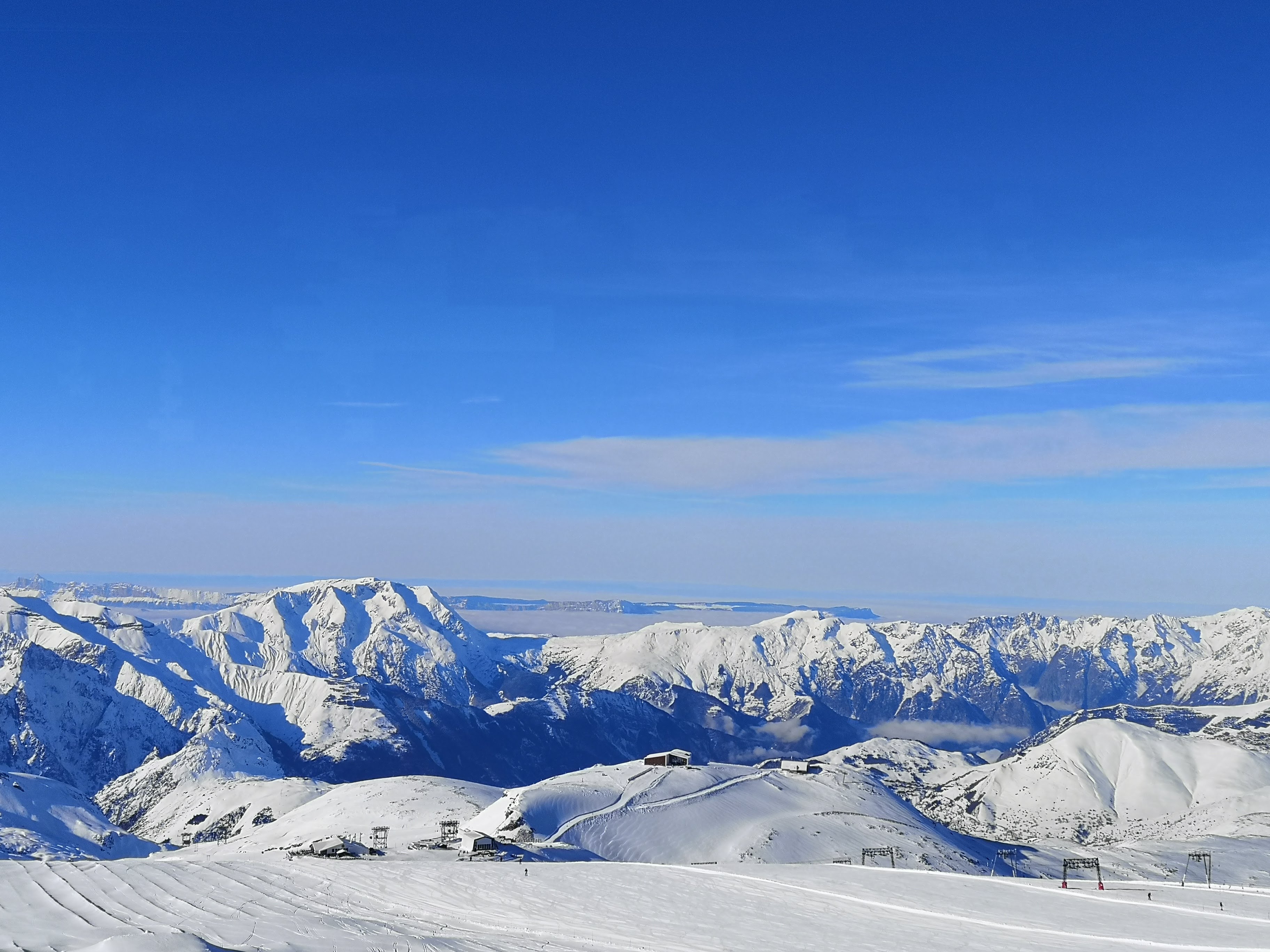 Vue sur les sommets